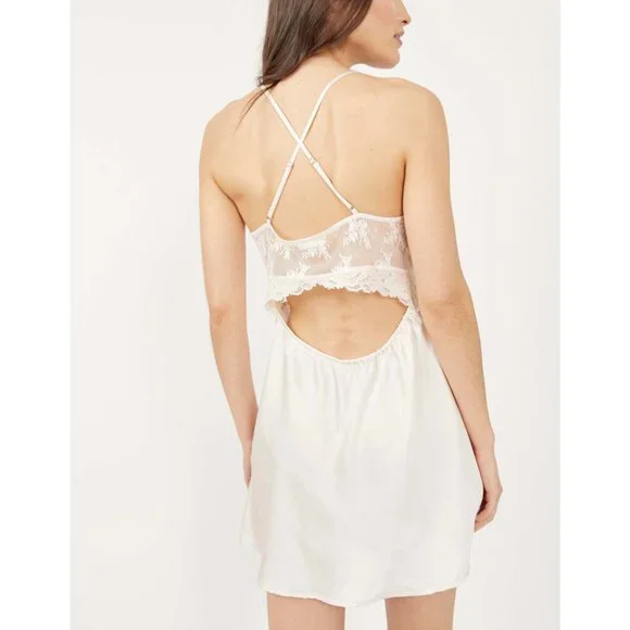 🎉LAST CHANCE🎉 NWT Free People Ready Now Mini Slip / Salt - Picture 5 of 8